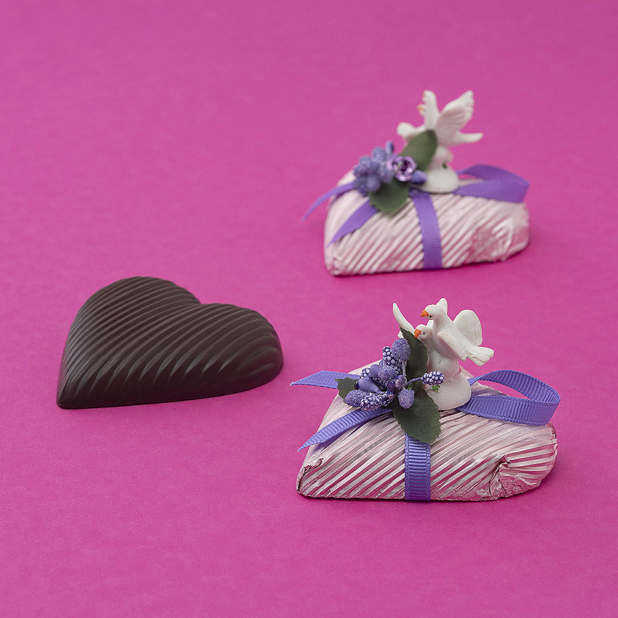 Декоративная конфета «Влюбленные голубки»