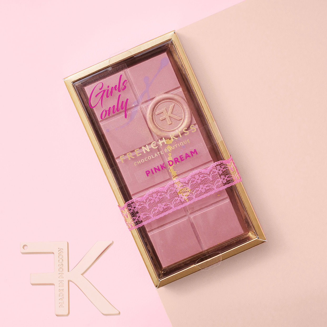 Шоколадная плитка «FKWOW PINK DREAM                                                                                    »