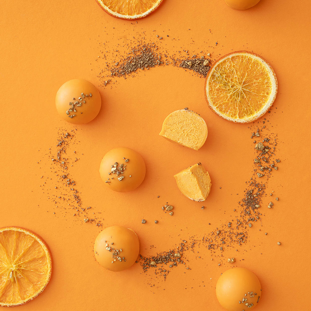 Конфеты ручной работы «Трюфель Апельсиновый мусс                         »