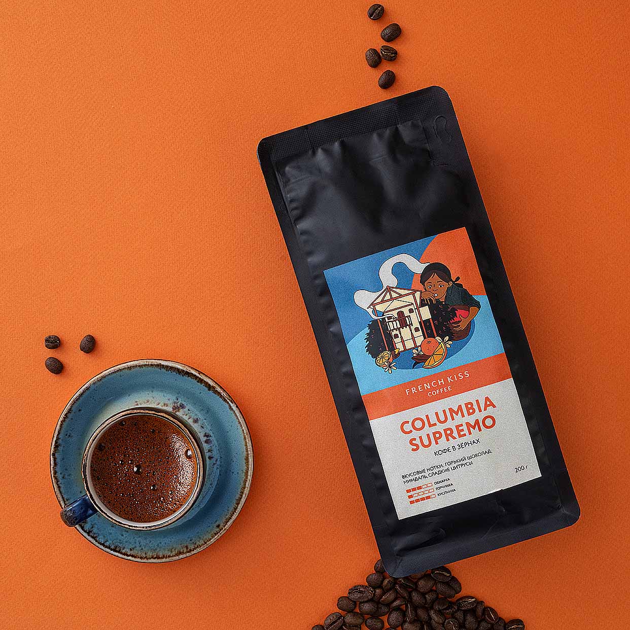 Кофе в зернах «Колумбия Супремо кофе в зёрнах                    »