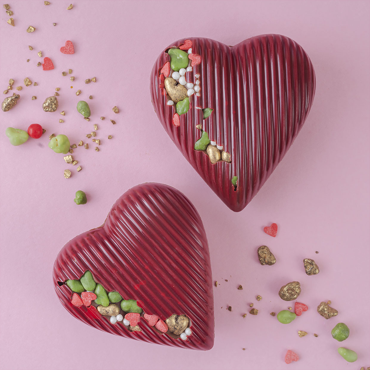 Шоколадная фигурка «Сердце красное                                    »